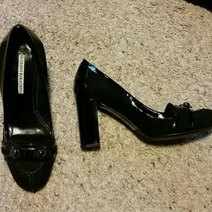 Luciano Baracini Suede block heel